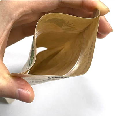 3-Sided Heat-Sealed Silver Aluminum Foil Vacuum Bag Open Top Food Storage Pouch With Zipper For Sugar And Other Foods