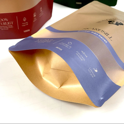 Reusable Food Packaging Stand-Up Bag Nut Snack Storage Sealed Bag Plastic Packaging Aluminum Foil Bag