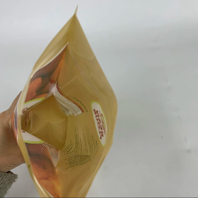 Eco Friendly Resealable Plastic Bag Bean Flour Candy Cookies Snack Package Bag Stand Up Zipper Pouch For Food