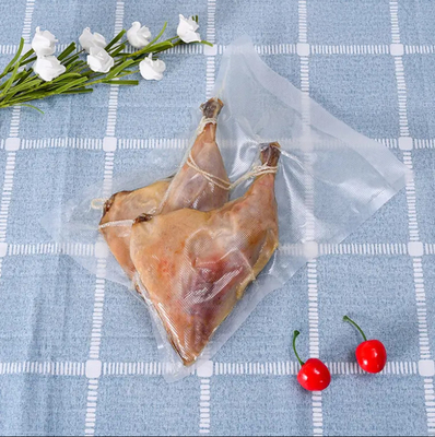 Wholesale 3 Side Sealed Vacuum Packing Bag Factory Price Food Grade Nylon Retort Pouch For Frozen Food With Tear Notch