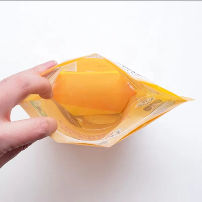 Custom Frozen Standing Up Pouch Recyclable Roast Fried Food Packaging Bags With Zipper