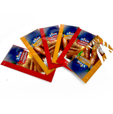 Custom Seal Bags Cooked Food Frozen Food Bags Plastic Packaging Triple Seal Bags