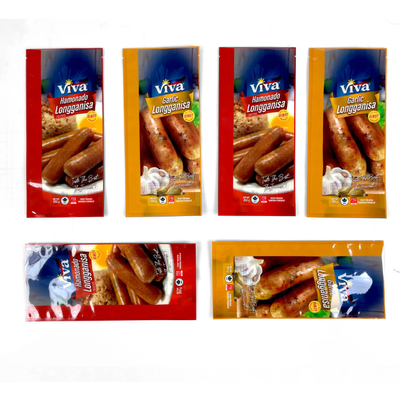 Custom Seal Bags Cooked Food Frozen Food Bags Plastic Packaging Triple Seal Bags