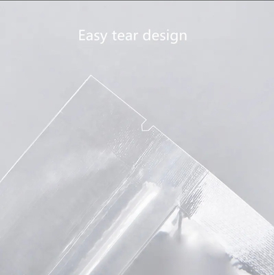 Food Ziplock Clear Custom Print Stand Up Pouch Zip Lock Packaging Plastic Transparent Bag With Zipper