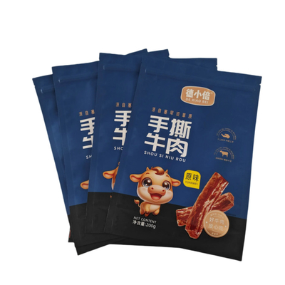 PET/VMPET/PE Matte Vertical Zipper Bag With UV Printing High For Barrier Design Food Grade Feature