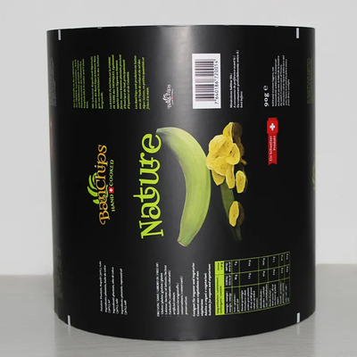 Customized Heat Sealed Flexible Packaging Film For Snack Food, Potatoes, Corn Tortillas, Cornmeal, Banana Slices