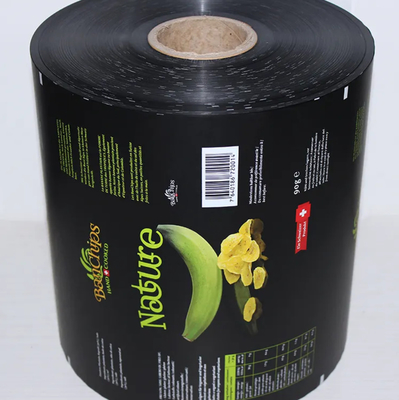 Customized Heat Sealed Flexible Packaging Film For Snack Food, Potatoes, Corn Tortillas, Cornmeal, Banana Slices