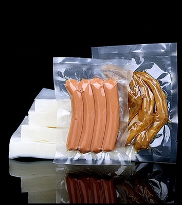 Customized Food Grade Plastic, Pure Aluminum, Transparent 3-Side Sealed Vacuum Bag, Steaming Bag, Food Storage Packaging
