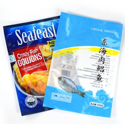 Customized Printing, Heat Sealing, Laminating, Leak Proof Nylon Flat Bag, Plastic Meat And Fish Frozen Food Packaging, Vacuum Bag