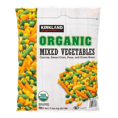 Customized Packaging Bags For Frozen Food Packaging, Food Grade Three Sided Heat Sealed Vacuum Storage Bags For Frozen Food And Vegetables