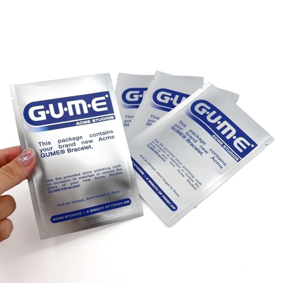 Customized Printing Sample Small Bag, Heat Sealed Polyester Film, 3-Side Sealed Bag, Empty Cosmetic Small Bag Packaging