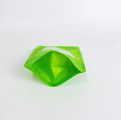 Vertical Resealable Matte Finished Food Grade Snack Candy Bag With Transparent Window