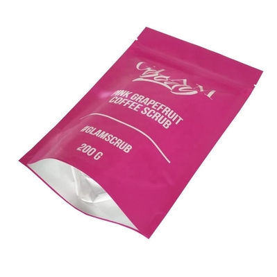 Customized Printed Aluminum Foil Bath Salt Spice Coffee Food Packaging Zipper Lock Bag Plastic Polyester Film Soap Bag