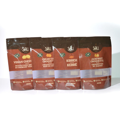 Aluminium Foil Stand Up Pouch Zipper Lock Seal Snack Candy Food Bag Reusable Ziplock Bag