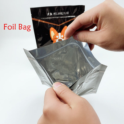 Wholesale Custom Zip Lock Bag Aluminum Foil Pouch Stand Up Pouch With Zipper Food Packaging Bag Zip Top Food Packaging Pouch
