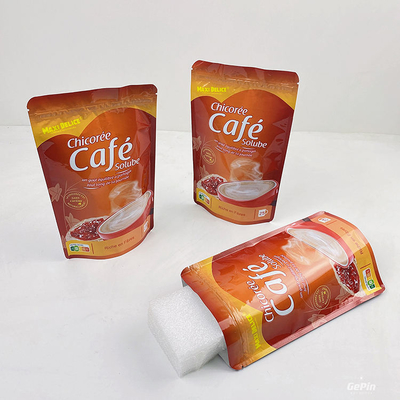 Wholesale Custom Zip Lock Bag Aluminum Foil Pouch Stand Up Pouch With Zipper Food Packaging Bag Zip Top Food Packaging Pouch