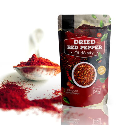 Spice Packaging Bag Plastic Packaging Seasoning Paprika Food Packaging Bag Sealed Zipper Stand Up Pouch