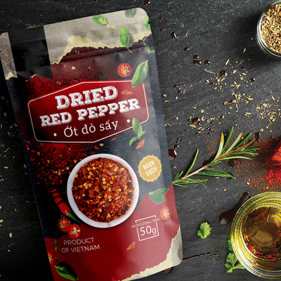 Spice Packaging Bag Plastic Packaging Seasoning Paprika Food Packaging Bag Sealed Zipper Stand Up Pouch