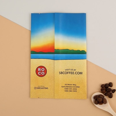 Digital Printing Customized Printed Plastic Aluminum Foil Bag Coffee Snack Three Side Sealed Bag Flat Pouch Back Sealed Bag