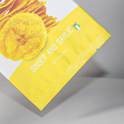 Digital Printing Customized Printed Plastic Aluminum Foil Bag Coffee Snack Three Side Sealed Bag Flat Pouch Back Sealed Bag