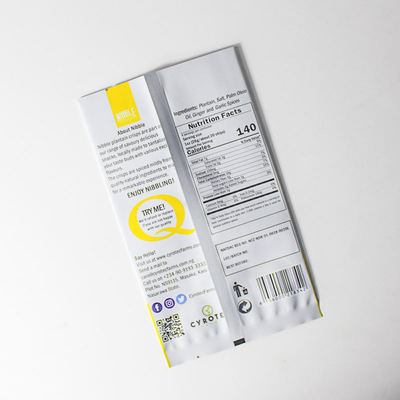 Digital Printing Customized Printed Plastic Aluminum Foil Bag Coffee Snack Three Side Sealed Bag Flat Pouch Back Sealed Bag