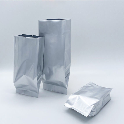Wholesale Moisture-Proof PE Aluminum Powder Bags Laminated Heat Seal Side Gusset Vacuum Pouch Aluminum Foil For Storage