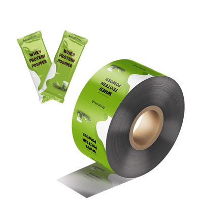 Custom Print Plastic Foil Laminated Biodegradable Heat Sealable Wrap Powder Juice Stick Plastic Sachet Roll Film