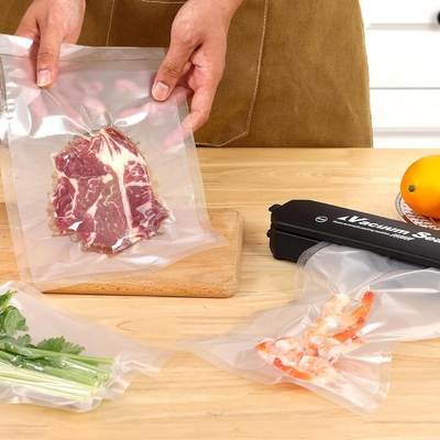 Commercial Custom Grade Plastic Packaging Bag, 3-Side Heat Sealed Sealer, Textured Bag, Embossed Vacuum Packaging Bag, Food, Meat, Nuts