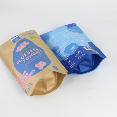 Wholesale Custom Logo Upright Bag, Food Grade Packaging Bag, Resealable Powder Packaging Bag