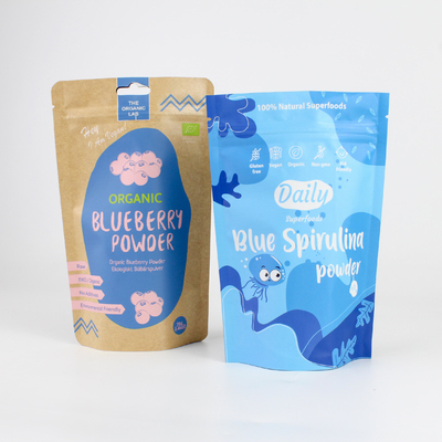 Wholesale Custom Logo Upright Bag, Food Grade Packaging Bag, Resealable Powder Packaging Bag