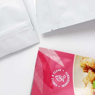 Customized Digital Printing Anti Odor Polyester Film Food Packaging Bag With Zipper, Used For Snack And Coffee Powder Products