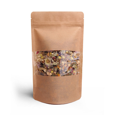 Custom Printed Zipper Stand Up Packaging Pouches For Preserved Fruit Pet Food Household Products