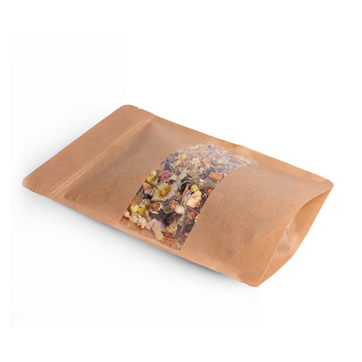 Custom Printed Zipper Stand Up Packaging Pouches For Preserved Fruit Pet Food Household Products