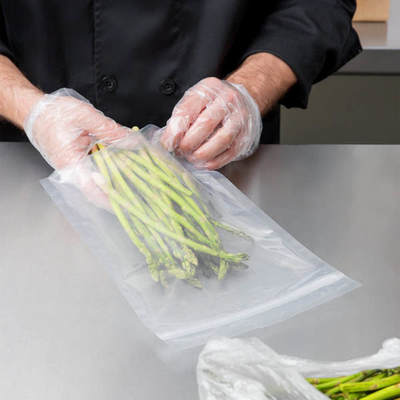 Custom Printed Wholesale Transparent Nylon Vacuum Bag One Side Clear Pouch For Meat Or Vegetables