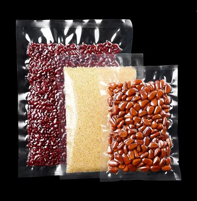 Factory Direct Sales Of Custom Three-Sided Sealed Nylon Food Packaging Bags, High Transparent Vacuum Food Bags, PE Plastic Bags, 100pcs