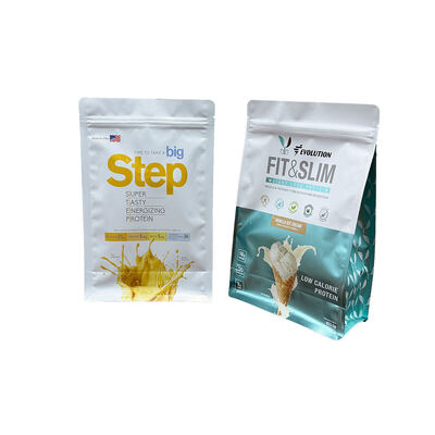 Custom Printed Stand-Up Ziplock Pouch For Food Packaging For Snack Candy Powder Nuts Dry Spice Powders Sugar