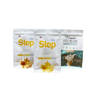 Custom Printed Stand-Up Ziplock Pouch For Food Packaging For Snack Candy Powder Nuts Dry Spice Powders Sugar