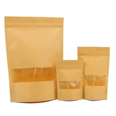 Durable Laminated Stand Up Packaging Pouches With Ziplock And Spout Designed For Packaging Snacks Candy Coffee Tea Dry Food And Powder Products