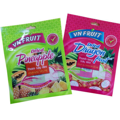 Digital Print Food Grade Three Side Heat Seal Vacuum Storage Fresh Mango Raspberry Berries Blueberry Flat Pouch Frozen Fruit Bag