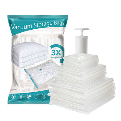 Transparent PA PE Vacuum Seal Storage Bags For Clothes