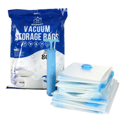 50x70cm Vacuum Suction Storage Bags , PA Vacuum Compression Bags With Pump