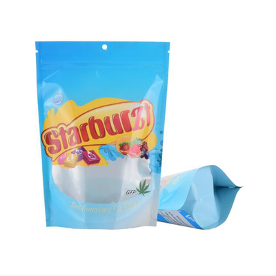 MOQ 100 Custom Printed Stand Up Plastic k Pouches For Food Packing