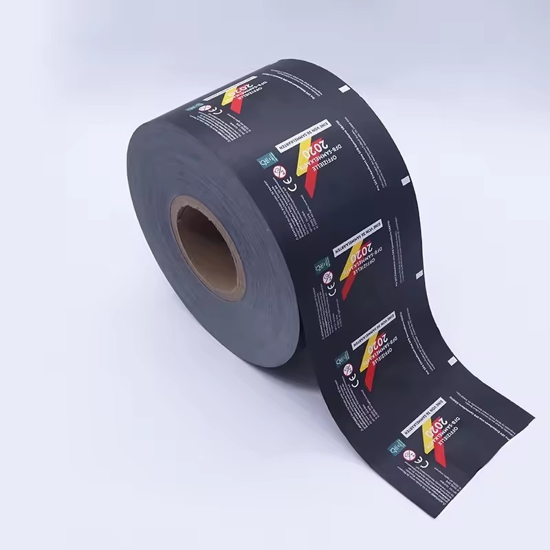Custom Print Plastic Foil Laminated Heat Sealable Flexible Roll Stock Film For Food