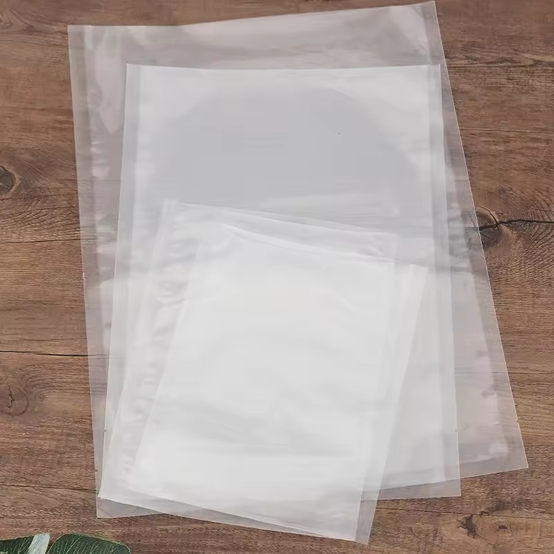 15cm*20cm*70mic Plastic Nylon Vacuum Pouch Food Storage Vacuum Sealer Bag For Beef Meat
