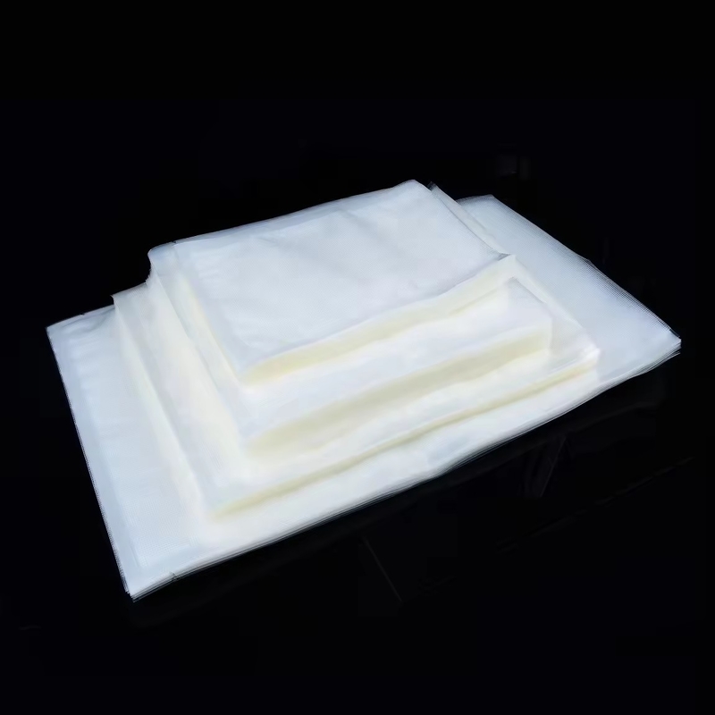 Heavy Duty Transparent Vacuum Embossed Sealer Bags For Food Saver Nylon Plastic Packaging Large Clear Vacuum Sealer Bag