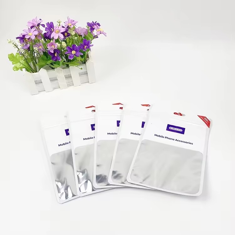 High-Quality Custom WaterProof Mylar Ziplock Bags Mini Three Side Seal Plastic Packaging Bag Aluminium Foil Pouch