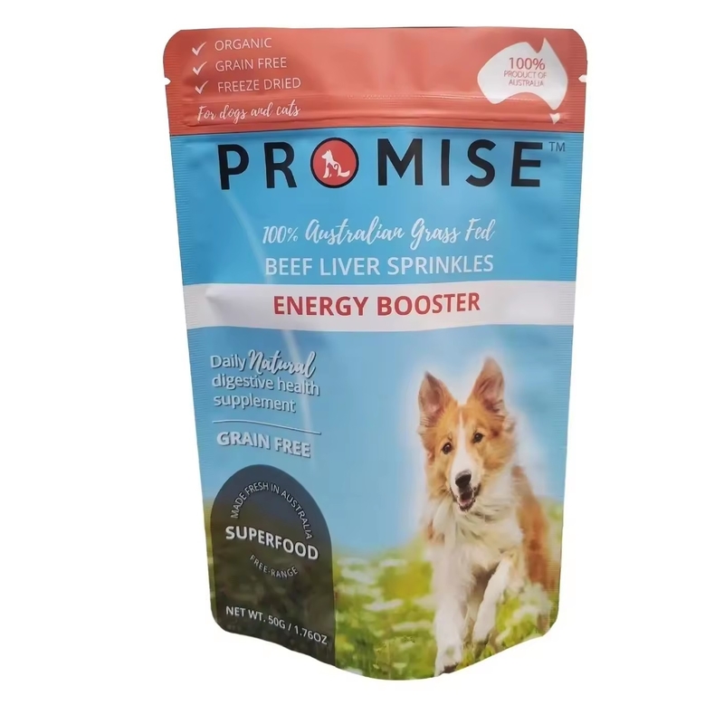 Customization Logo Resealable Dog Food Bags Zipper Bag With Window Pet Snacks Stand Up Pouch