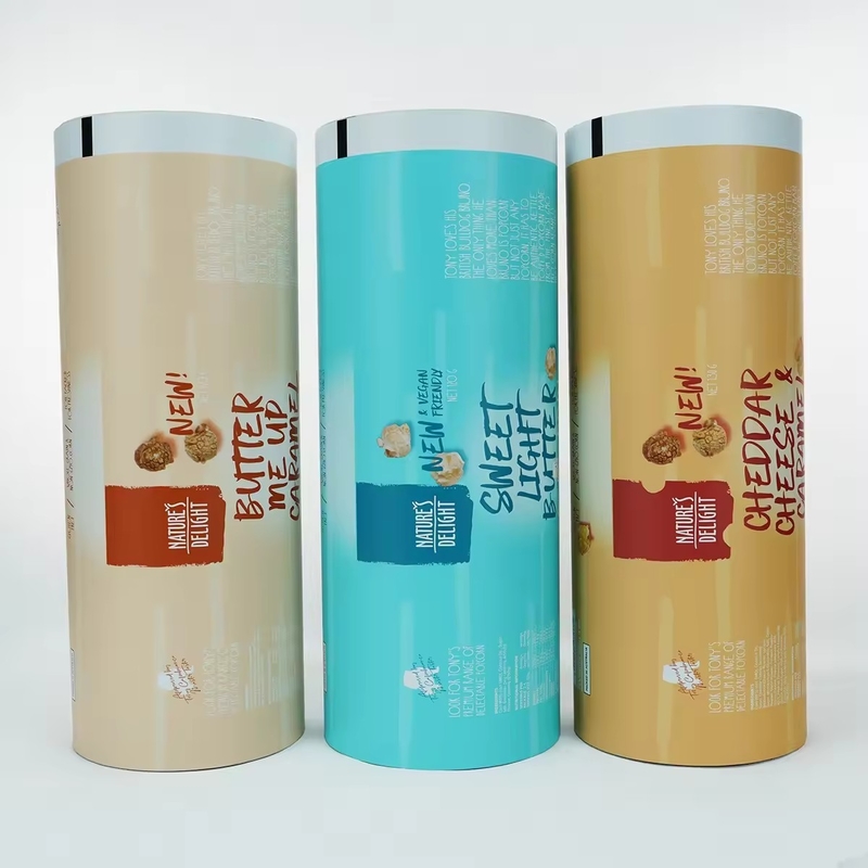 Customized Printed Roll Film For Nuts Dried Fruits Snacks And Food Automatic Packaging Machines
