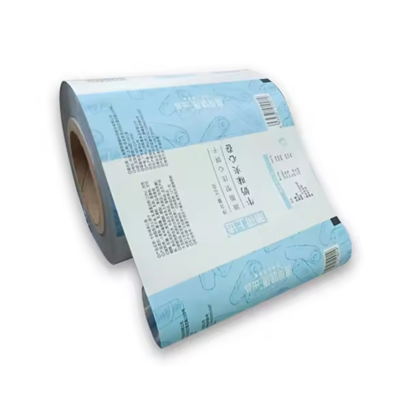 Food Grade Flexible Packaging Film Rolls Custom Printed Moisture Resistant Packaging Rolls Plastic Laminating Film