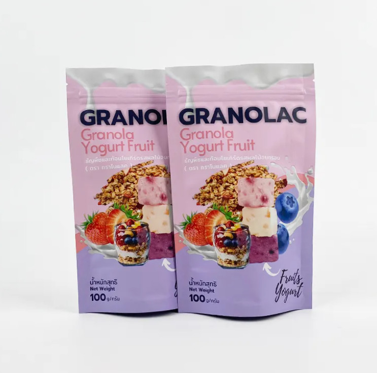 Custom Logo Doy Pack Stand Up Pouch Food Flexible Packaging Bag Manufacturer Zip Lock Stand Up Pouches